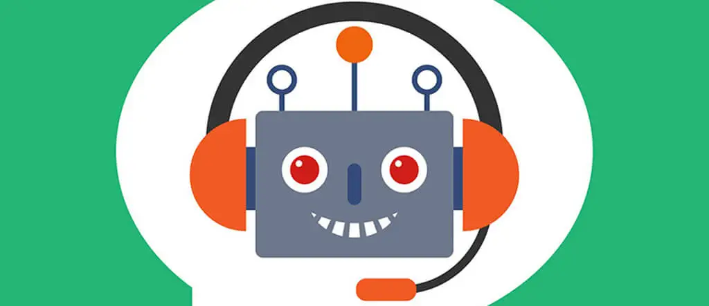 Chat bot icon representing AI-powered customer interaction and marketing automation.